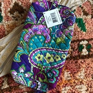 Paisley Vera Bradley large cosmetic bag